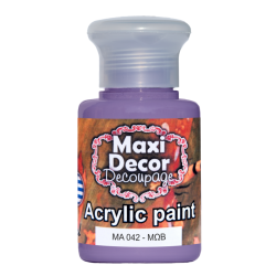 Ακρυλικό χρώμα 60 ml (ΜΩΒ) MAXI DECOR MA-042