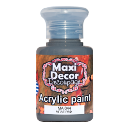 Ακρυλικό χρώμα 60 ml (ΜΠΛΕ ΡΑΦ) MAXI DECOR MA-044