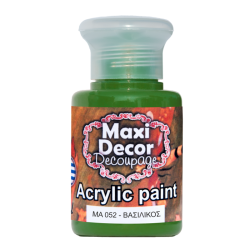 Ακρυλικό χρώμα 60 ml (ΒΑΣΙΛΙΚΟΣ) MAXI DECOR MA-052