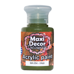 Ακρυλικό χρώμα 60 ml (ΛΑΔΙ) MAXI DECOR MA-054