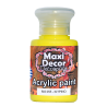 Ακρυλικό χρώμα 60 ml (ΚΙΤΡΙΝΟ) MAXI DECOR MA-055