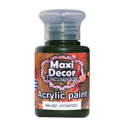 Ακρυλικό χρώμα 60 ml (ΚΥΠΑΡΙΣΣΙ) MAXI DECOR MA-062