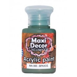 Ακρυλικό χρώμα 60 ml (ΒΡΑΧΟΣ) MAXI DECOR MA-066