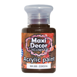 Ακρυλικό χρώμα 60 ml (ΣΟΚΟΛΑ) MAXI DECOR MA-068