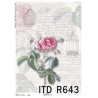 Ριζόχαρτο decoupage ITD 21X30 R0643