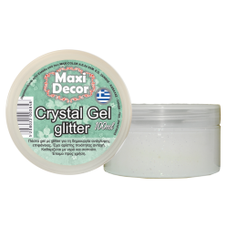 Crystal gel με glitter 100ml MAXI DECOR