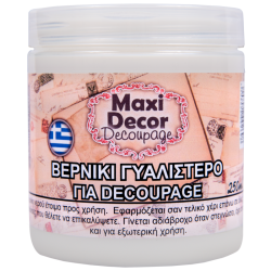 Βερνίκι γυαλιστερό για decoupage 250ml Maxi Decor 