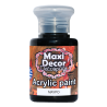 Ακρυλικό χρώμα 60 ml (ΜΑΥΡΟ) MAXI DECOR MA-MAYRO