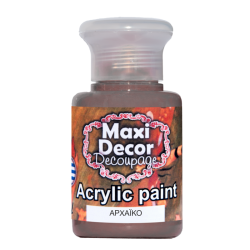 Ακρυλικό χρώμα 60 ml (ΑΡΧΑΙΚΟ) MAXI DECOR MA-ARXAIKO