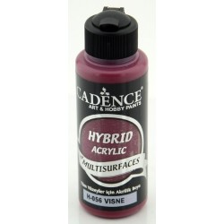 Χρώμα υβριδικό ακρυλικό 120ml CADENCE "CHERRY" H-056