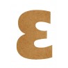 Γράμμα μικρό ελληνικό από MDF 3,5 εκ 2-04-3535-GR