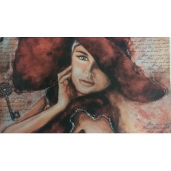 Ριζόχαρτο αυτοκόλλητο decoupage TELA 46 X 30 KOD-39