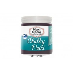 Χρώμα Κιμωλίας (Chalk paint ) Maxi Decor (ΚΑΦΕ) 250ml CHP-511