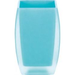 Ποτήρι για οδοντόβουρτσες γαλάζιο 10.5 εκ Polystyrene freddo Spirella 16097