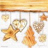 Χαρτοπετσέτα για decoupage 33Χ33 Ambiente wooden deco 33304855