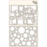 Chipboard για scrapbooking ABSRTACT 12.6X20εκ ROSA TALENT 914725