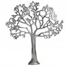Διακοσμητικό Τοίχου αλουμινίου \"δέντρο\" ασημί 54χ2χ60 INART 3-70-754-0074
