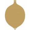 Στολίδι σταγόνα 20Χ18 MDF 3-04-0171