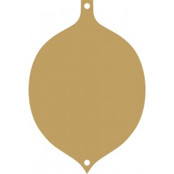 Στολίδι σταγόνα 10X15 MDF 3-04-0170