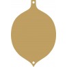 Στολίδι σταγόνα 10X15 MDF 3-04-0170