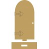 Πόρτα με χαραξη μεντεσέδες και βάση 10x20 εκ MDF 3-08-2010-0155