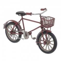 Μινιατούρα μεταλλική ποδήλατο κόκκινο 16,5x5,5x9 INART 3-70-726-0223