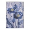 Πίνακας Printed Καμβάς μπλε λουλούδια 60χ90 INART 3-90-704-0044