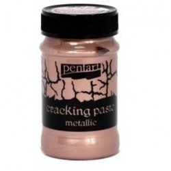 Πάστα κρακελέ metallic rose gold Pentart 100ml 223018