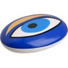Βότσαλο κεραμικό \"μάτι\" μπλε 10χ7χ2,5 INART 3-70-146-0389