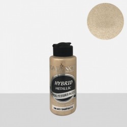 Χρώμα υβριδικό μεταλλικό 120ml CADENCE "champagne" HM-803