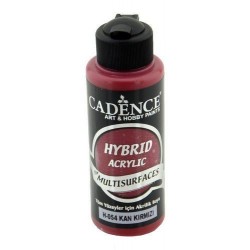 Χρώμα υβριδικό ακρυλικό 120ml CADENCE "blood red" H-054