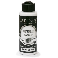 Χρώμα υβριδικό ακρυλικό 120ml CADENCE "white" H-001