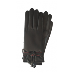 Γάντια συνθετικό δέρμα μαύρο (size medium) MODISSIMO 22335