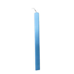 Κερί λαμπάδας πλακέ αρωματικό γαλάζιο 37,5 εκ 2709