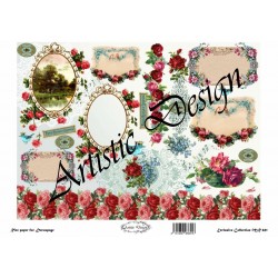 Ριζόχαρτο Decoupage Artistic Design A3 MR-651