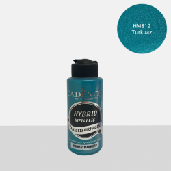 Χρώμα υβριδικό μεταλλικό 120ml CADENCE "turquoise " HM-812