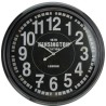 Ρολόι μεταλλικό μαύρο 60εκ JK Home Decoration 627063B