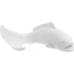 Διακοσμητικό ψάρι polyresin λευκό 16Χ9Χ9 Ιnart 3-70-446-0026