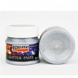 Glitter Paste Fine Silver Pentart 50ml 13052