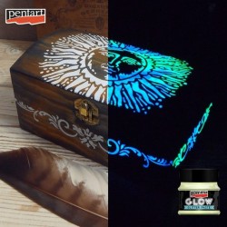 Πάστα Φωσφορίζουσα Rainbow Blue Pentart 50ml 36088