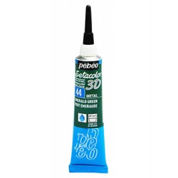 Περίγραμμα setacolor 3D PEBEO 20ml emerald green 557044