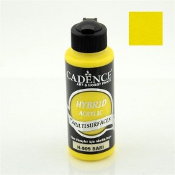 Χρώμα υβριδικό ακρυλικό 120ml CADENCE "Yellow" H-009