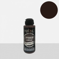 Χρώμα υβριδικό ακρυλικό 120ml CADENCE "Dark Brown" H-018