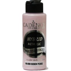 Χρώμα υβριδικό μεταλλικό 120ml CADENCE "baby pink" HM-808