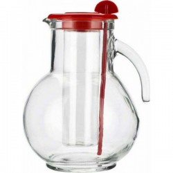 Κανάτα Kufra γυάλινη 2150ml με καπάκι Bormioli Rocco 0035050