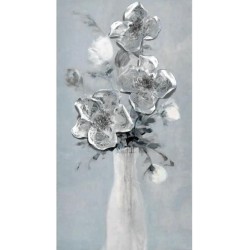 Πίνακας καμβάς βάζο με λουλούδια 60x4x120εκ INART 3-90-859-0160