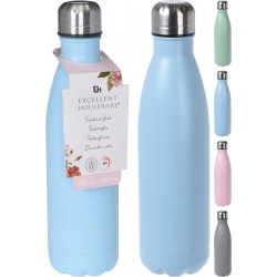 Θερμός ατομικός ανοξειδωτος 500ml γκρι JK Home Decoration 410468-2