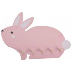 Κρεμάστρα κουνελάκι 5 θέσεων 43,50Χ4,50 Χ 29,50εκ JK Home Decoration 263750-4