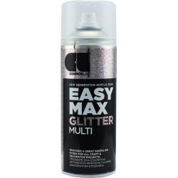 Χρώμα βαφής σε σπρέι EASY MAX GLITTER MULTI 400ml COSMOS LAC 8912