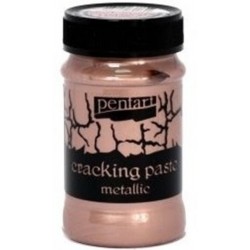 Πάστα κρακελέ metallic rose gold Pentart 100ml 223018